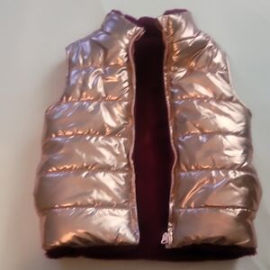 Epic Threads Metallic Gold Kids Puffer Vest